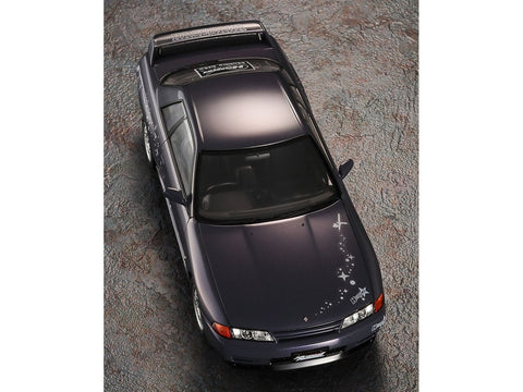 1:24 Nissan Skyline GT-R R32 plastikinis surenkamas modelis su lipdukais