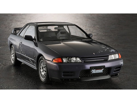 1:24 Nissan Skyline GT-R R32 plastikinis surenkamas modelis su lipdukais