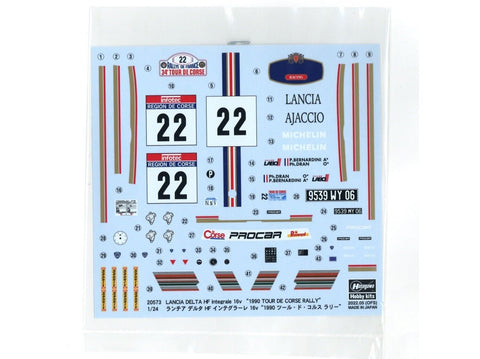 Hasegawa Lancia Delta HF Integrale 16v 1990 Rally 1/24 rinkinys