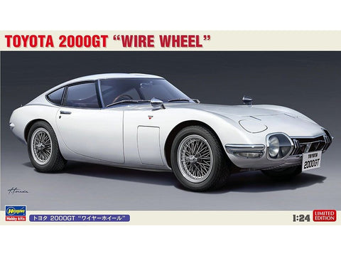 Hasegawa Toyota 2000GT Wire Wheel 1/24 plastikinis modelis