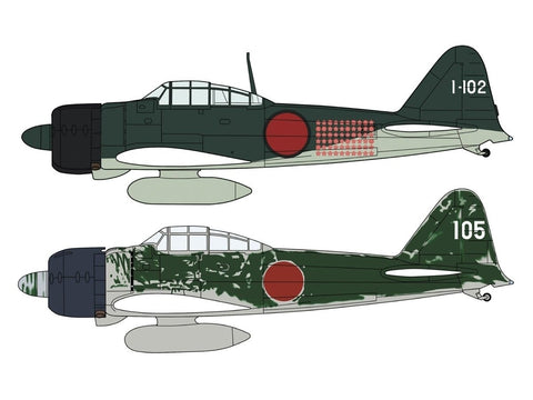Hasegawa Mitsubishi Zero A6M2b/A6M3 Type 21/22 1/72 – Rabaul Ace rinkinys