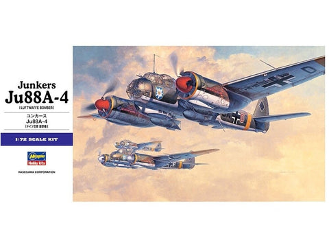 Hasegawa Junkers Ju 88 A-4 1/72 plastikinis surinkimo rinkinys 00555