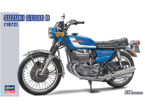 Hasegawa Suzuki GT380 B 1972 1/12 surenkamas plastikinis modelis