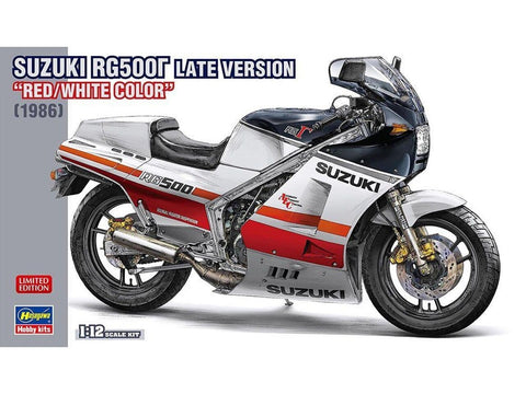 Hasegawa Suzuki RG500 Gamma 1986, raudona/balta, 1/12 plastikinis rinkinys