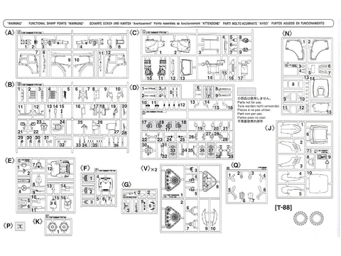 Hasegawa Yanmar traktorius YT5113 Delta Crawler 1/35 plastikinis modelis 66104