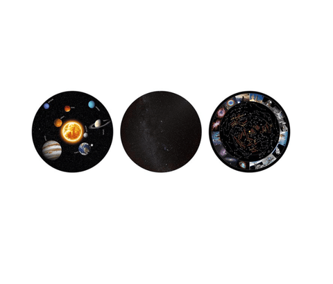 HD besisukantis LED planetariumas vaikams 8+ su diskais: žvaigždynai ir kt.
