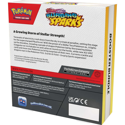 Pokémon Scarlet & Violet Surging Sparks booster rinkinys kolekcininkams (EN)