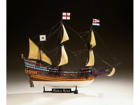 Heller Golden Hind burlaivio plastikinis rinkinys 1/96