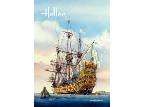Heller Soleil Royal burlaivio modelis 1:100, plastikinis rinkinys (80899)
