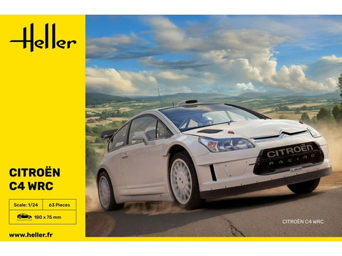 Heller Citroën C4 WRC 1:24 plastikinis surenkamas modelio rinkinys (80756)