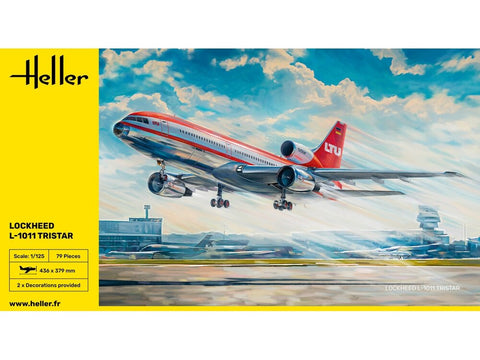 Heller Lockheed L-1011 Tristar 1/125 plastikinis lėktuvo modelis (80451)