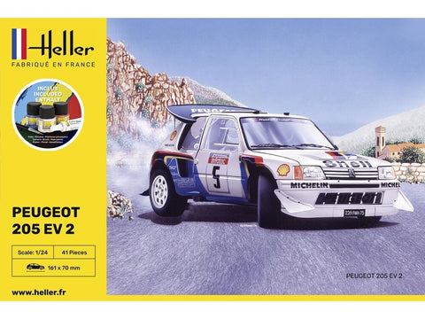 Heller Citroen Trefle plastikinis modelis 1/24 dovanų rinkinys
