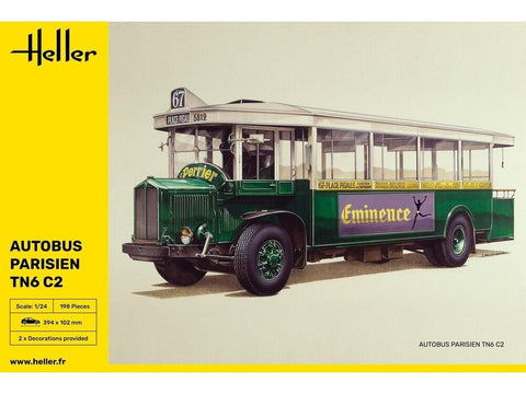 Heller Renault TN6 C2 Paryžiaus autobusas 1/24 surenkamas modelis