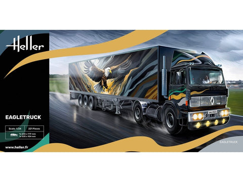 Heller Renault G260 Eagletruck 1/24 plastikinis modelio rinkinys