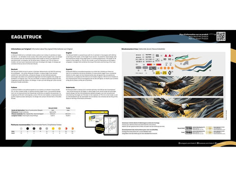 Heller Renault G260 Eagletruck 1/24 plastikinis modelio rinkinys