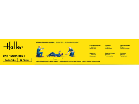 Heller Car Mechanics I 1/24 plastikinis surinkimo rinkinys