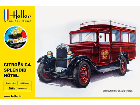 Heller Citroen C4 Splendid Hotel 1/24 modelio rinkinys (56713)