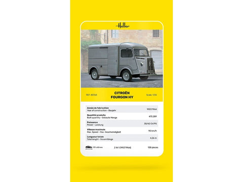 Heller Citroën Type H furgonas 1/24 plastikinis surinkimo rinkinys (80768)