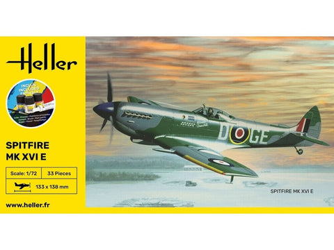 Heller Spitfire Mk XVI E 1/72 plastikinis dovanų rinkinys