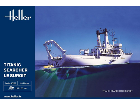 Heller Le Suroit 1:200 laivo modelis – Titaniko paieškų laivas