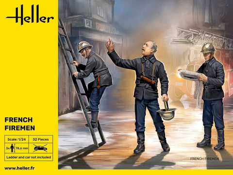 Heller Prancūzų ugniagesiai 1:24 surenkamas plastikinis modelis 82753