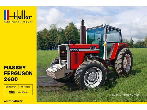 Heller Massey Ferguson 2680 traktoriaus plastikinis rinkinys 1:24