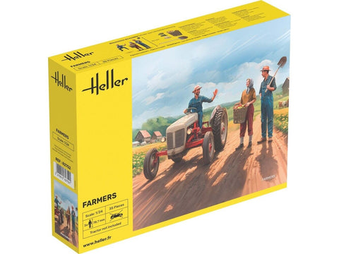 Heller Farmers 1/24 plastikinis surinkimo rinkinys (Prancūzija)