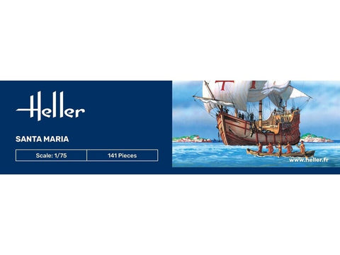 Surenkamas karakos Santa Maria modelis 1/75 Heller 80865