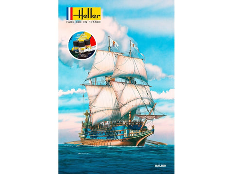 Heller Galion 1/200 dovanų rinkinys – plastikinis laivo modelis