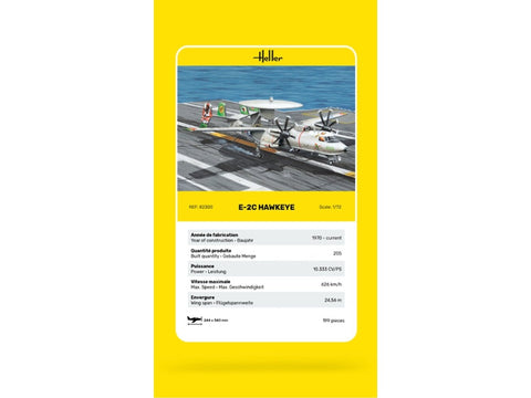 Heller Grumman E-2C Hawkeye 1/72 surenkamas plastikinis lėktuvo modelis 82300