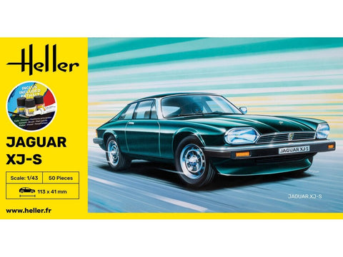 Heller Jaguar XJ‑S 1/43 plastikinis surenkamas dovanų komplektas