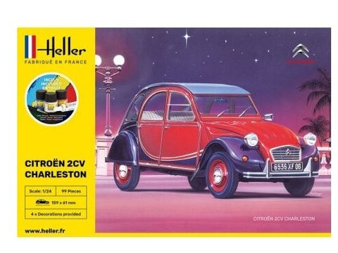 Heller Citroën 2CV Charleston 1/24 plastikinis dovanų rinkinys