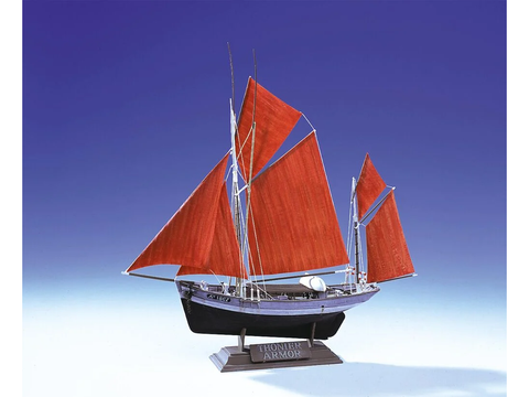 Surenkamas tunų žvejybos laivo Thonier Armor modelis 1/125 Heller 80609