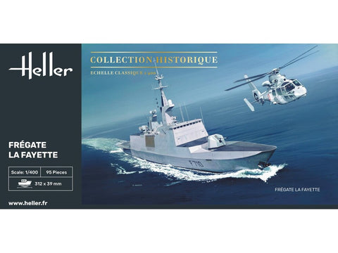 Heller La Fayette fregata 1/400 plastikinis laivo surinkimo rinkinys 81035