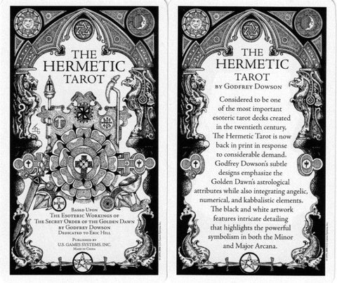 US Games Systems: Hermetic Tarot kortos - HOBI.LT 🇱🇹