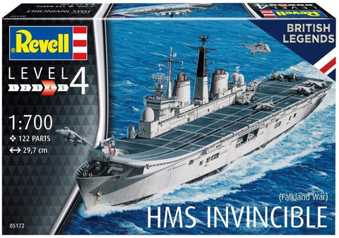 Revell: HMS Invincible (Falkland War) - PLASTIKINIS modeliavimo rinkinys - HOBI.LT 🇱🇹