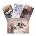 Horse Wisdom oracle kortos su dėklu ir trimis išskleistomis kortomis, aut. Kathy Pike, iliustr. Laurie Prindle