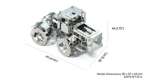 Time For Machine: Hot Tractor 700 - metalinio konstruktoriaus komplektas - HOBI.LT 🇱🇹