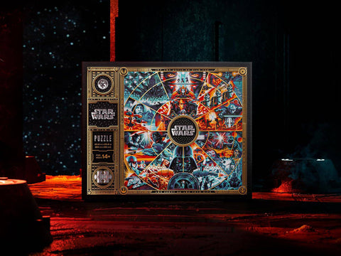 Star Wars 1000 dalių dėlionė su auksinės folijos detalėmis (14+)