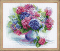 RIOLIS: Hydrangea siuvinėjimo rinkinys iš RIOLIS Nr.: 1696 - HOBI.LT 🇱🇹