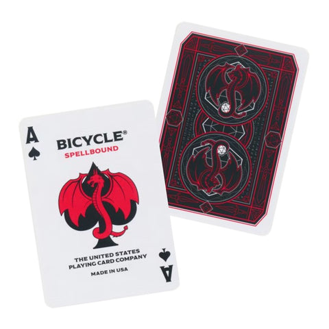 Bicycle Spellbound žaidimo kortos – magijos tema, D&D, pokeriui