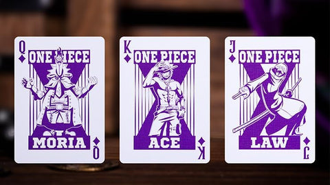 One Piece Juodabarzdžio pokerio kortos – licencijuotos kolekcininkams