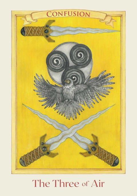 Celtic Elemental Tarot kortos – magiška Gralio išminties kaladė