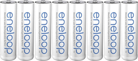 Panasonic Eneloop AA 2000mAh įkraunamos baterijos, 8 vnt. rinkinys