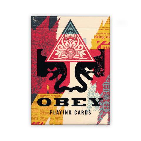 OBEY x Theory11 žaidimo kortos – 3 kolekcinės kaladės pokeriui