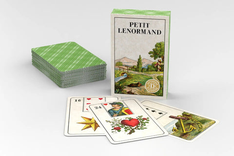 Mini Taro A.E. Waite & Petit Lenormand rinkinys – prancūzų k., būrimams