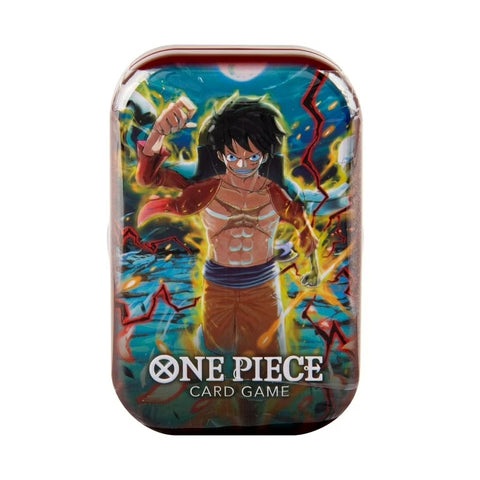 One Piece kortų žaidimo rinkinys skardinėje – Monkey D. Luffy, anglų k.