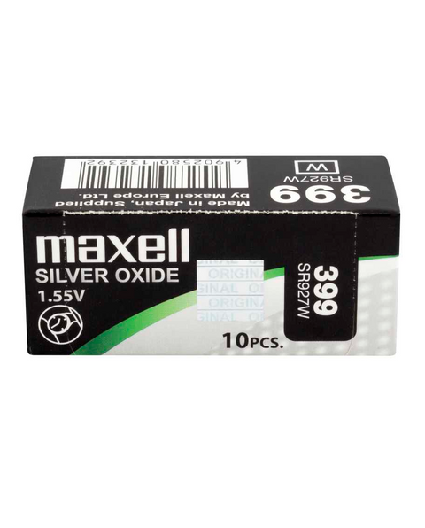 Maxell SR927W sidabro oksido laikrodžio baterijos 10 vnt.