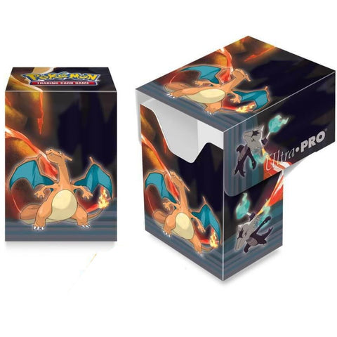 Pokémon kortų dėžutė Ultra PRO Full-View – Charizard Scorching Summit
