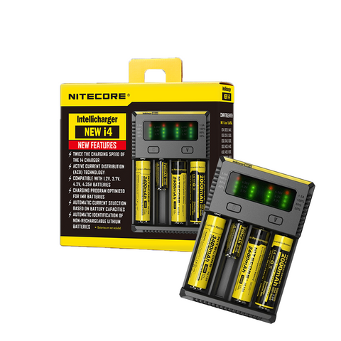 Nitecore Intellicharger New i4 išmanus 4 lizdų baterijų kroviklis
